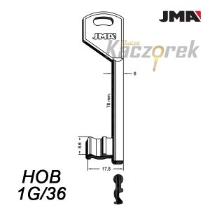 JMA 221 - surový klíč - HOB-1G/36